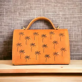 Double Snap Small Bag Palm Trees