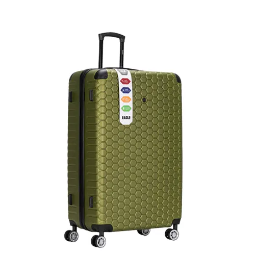 Eagle London Hexagon ABS Trolley Case - XL 32 Inch