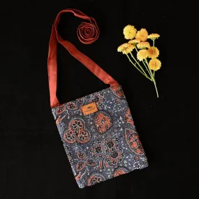 Eco-Friendly Ajrak Buds Pattern Sling