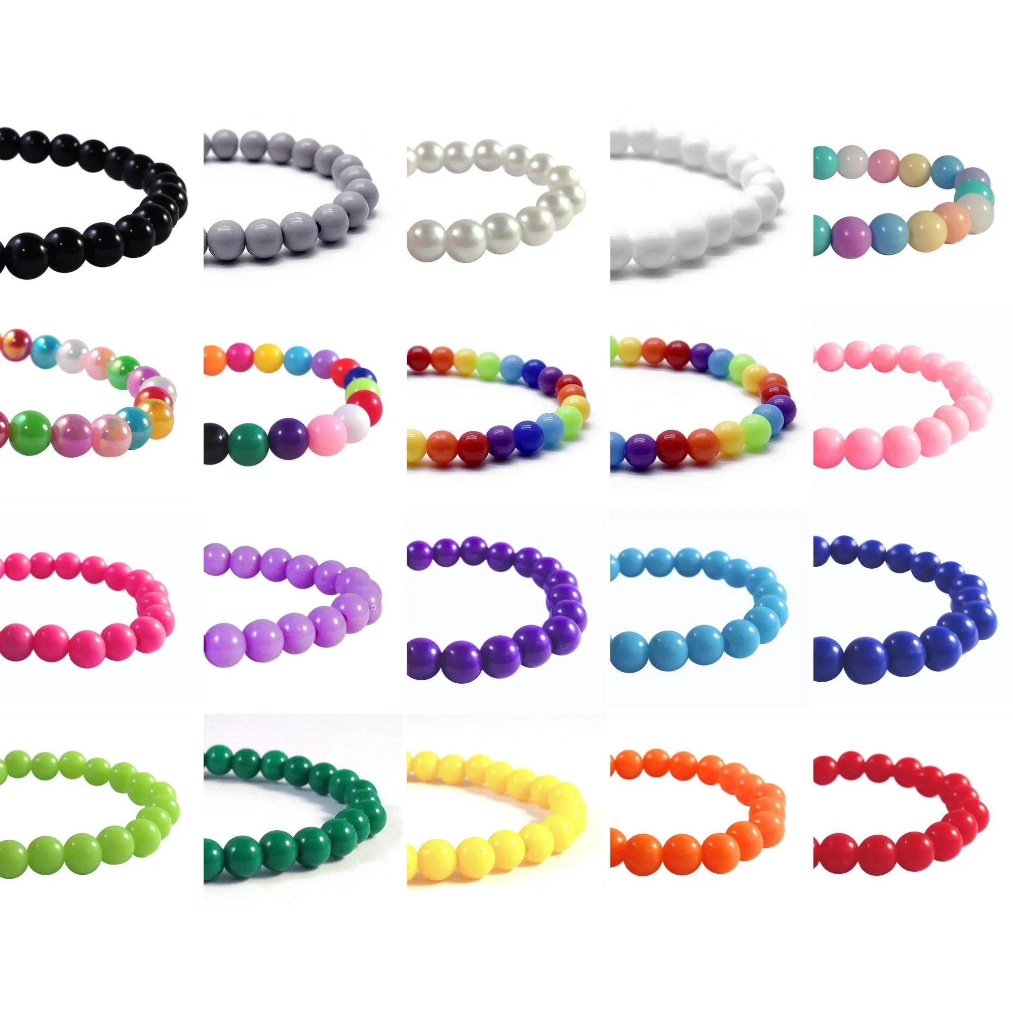 EPILEPSY Acrylic Letter Bead Bracelet