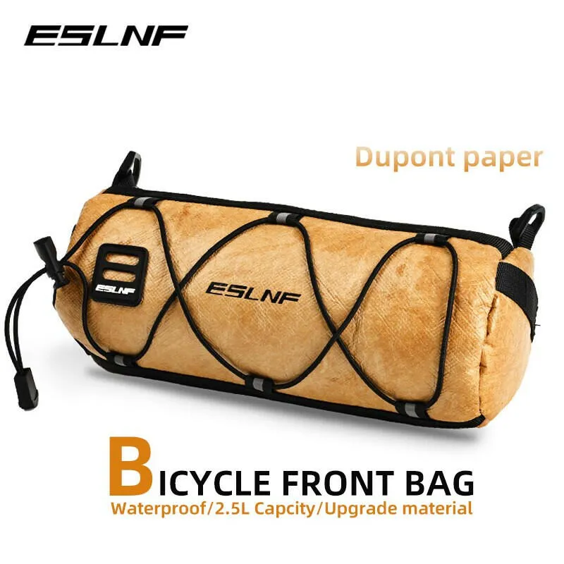 ESLNF Bike Front Bag Large Capacity Storage Outside Waterproof Multifunction Riding Bag Mountain Bike Front Bag Bike Accessorie