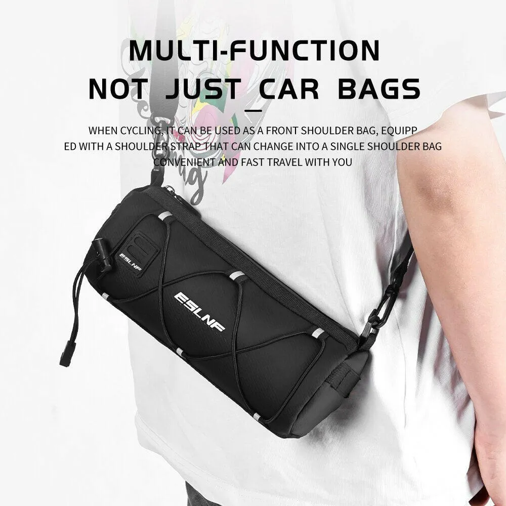 ESLNF Bike Front Bag Large Capacity Storage Outside Waterproof Multifunction Riding Bag Mountain Bike Front Bag Bike Accessorie