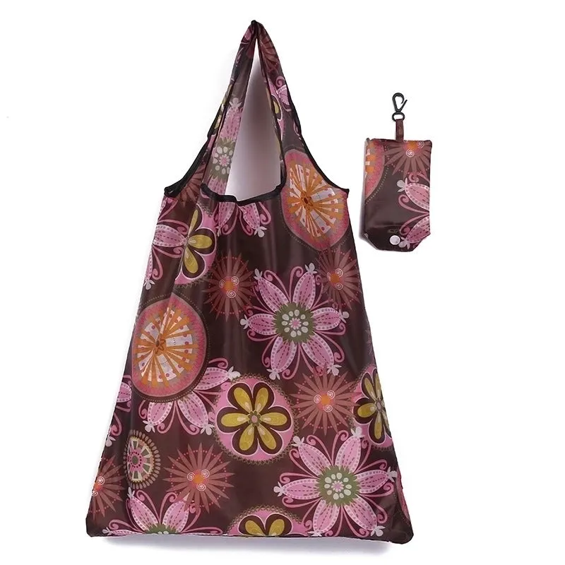 Fashion Geometry Polyester Household Shopping Bag