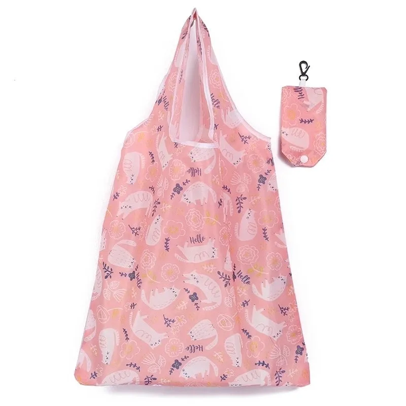 Fashion Geometry Polyester Household Shopping Bag