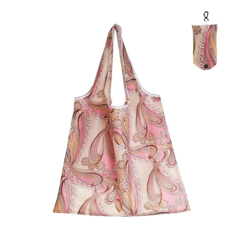 Fashion Geometry Polyester Household Shopping Bag