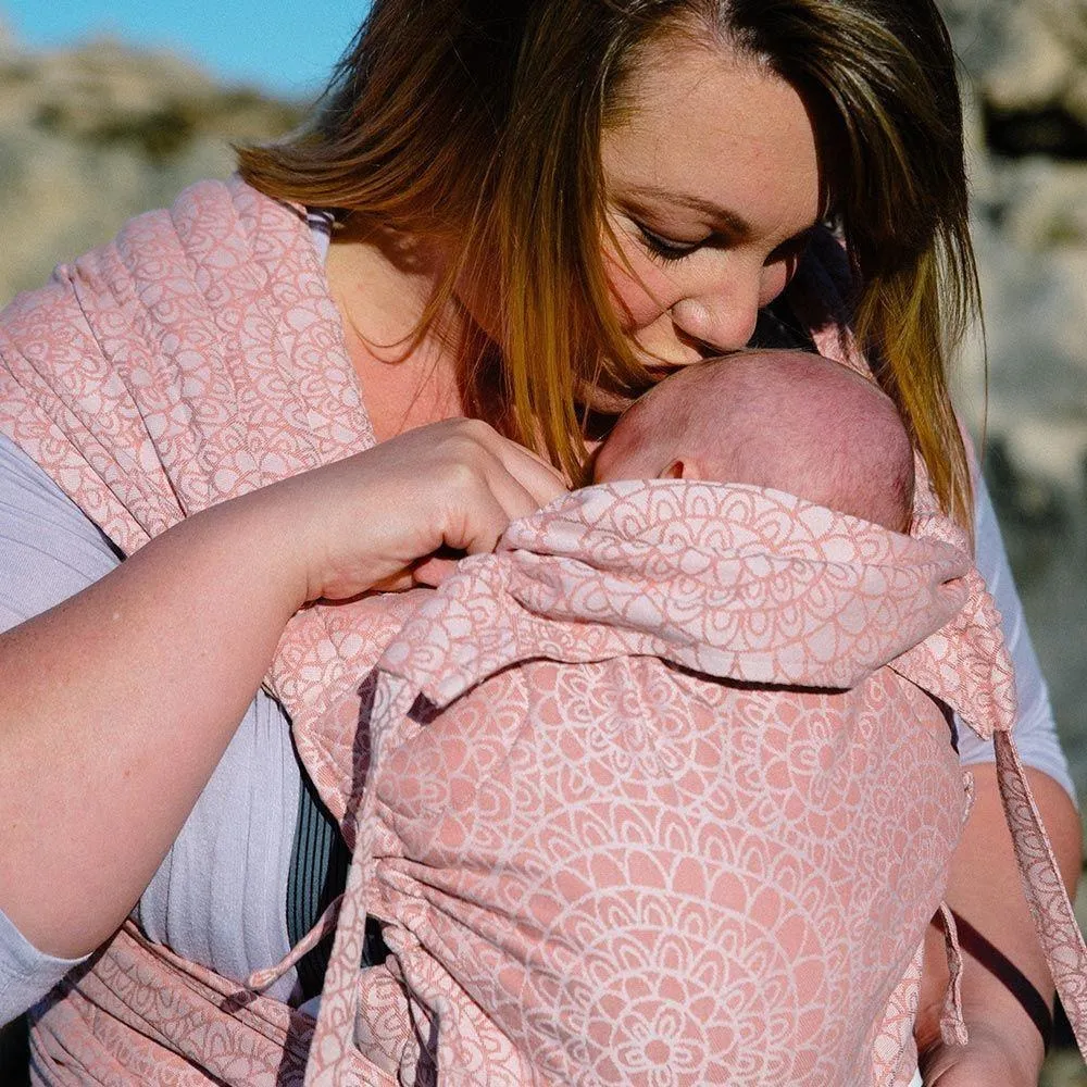 Fidella Fly Tai - MeiTai babycarrier Limited Edition Mosaic Soft Coral (Baby Size - From Birth)