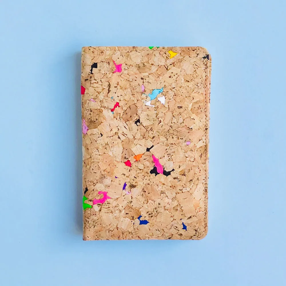 Fifi Cork Zip Passport Holder in Vivid