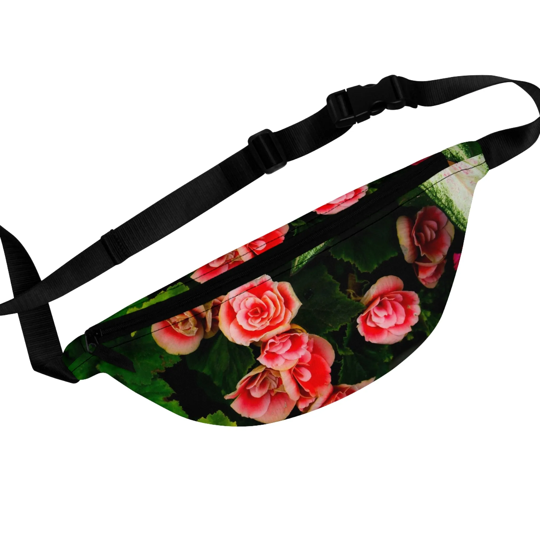 Floral Belt Bag with Adjustable Strap Small Fanny Pack for Workout Running Traveling Hiking Traveling