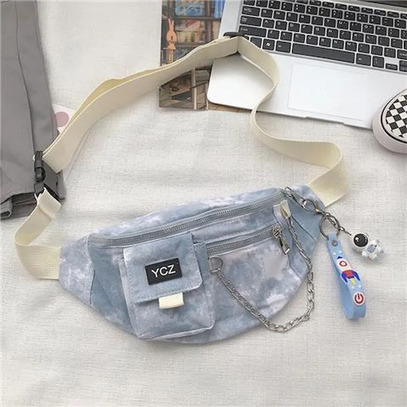 Foufurieux Woman Bum Bag Phone Purse Money Belt Large Shoulder Men Fanny Packs Sports Travel Male Waist Bag Pouch Fashion Banana