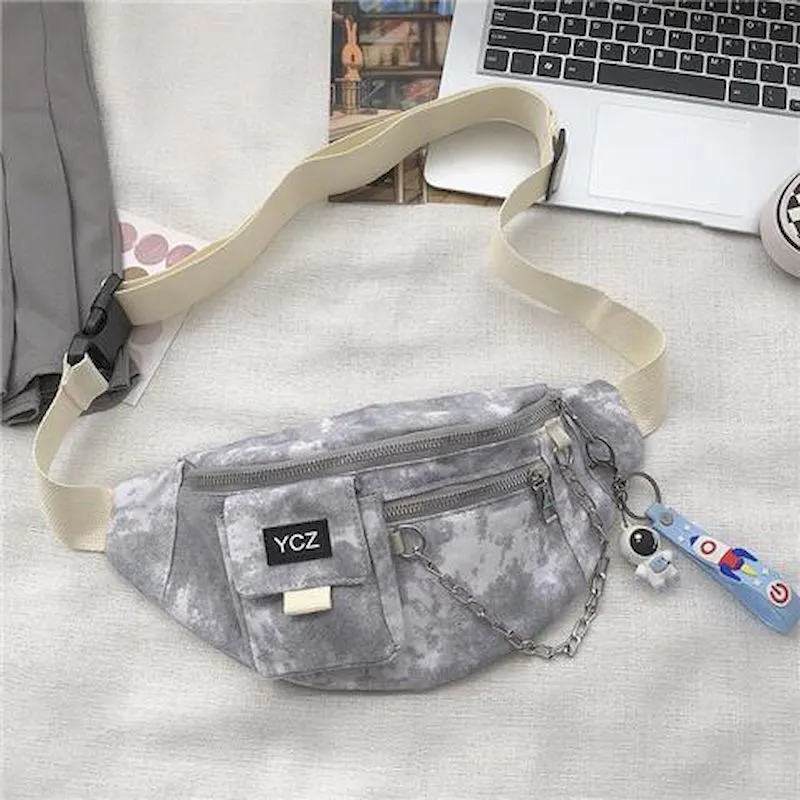 Foufurieux Woman Bum Bag Phone Purse Money Belt Large Shoulder Men Fanny Packs Sports Travel Male Waist Bag Pouch Fashion Banana