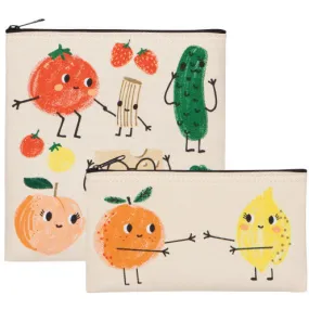 Funny Food Snack Bags Set