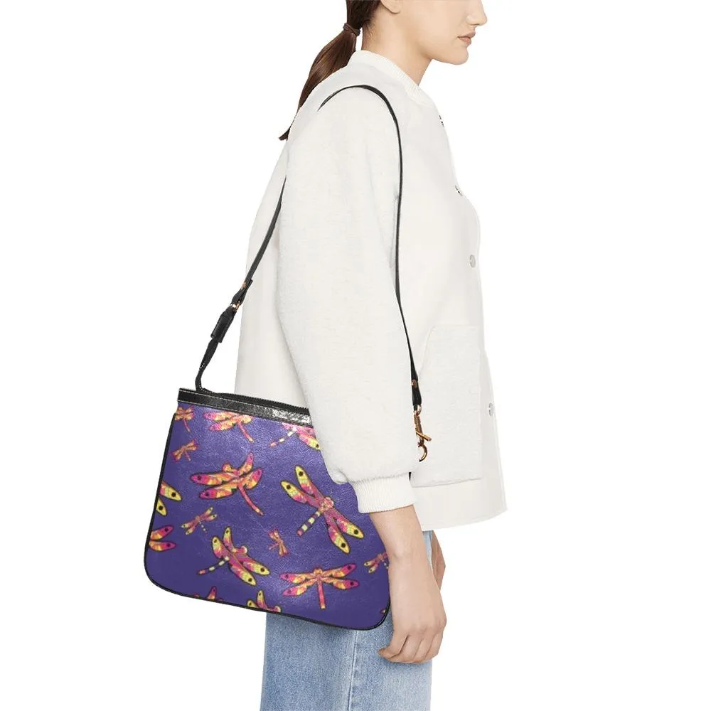 Gathering Purple Small Shoulder Bag