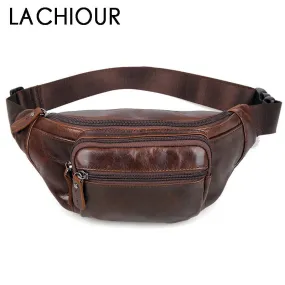 Genuine Leather Fanny Pack Bag for Phone Pouch