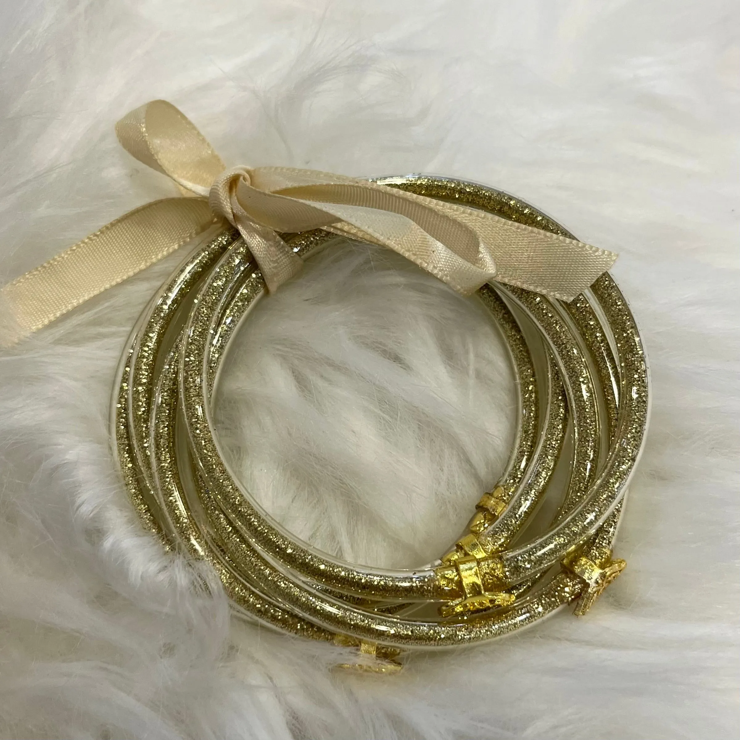 Girls Serenity Shimmer Tube Bangles