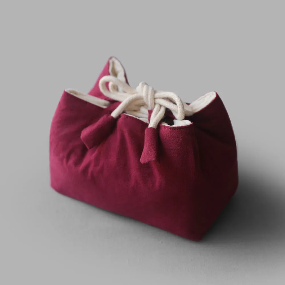 Gohobi Cotton Teaware Storage Travel Bag