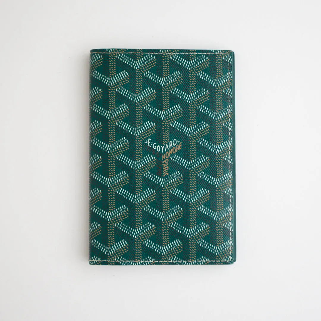 GOYARD Grenelle Passport Cover-Green