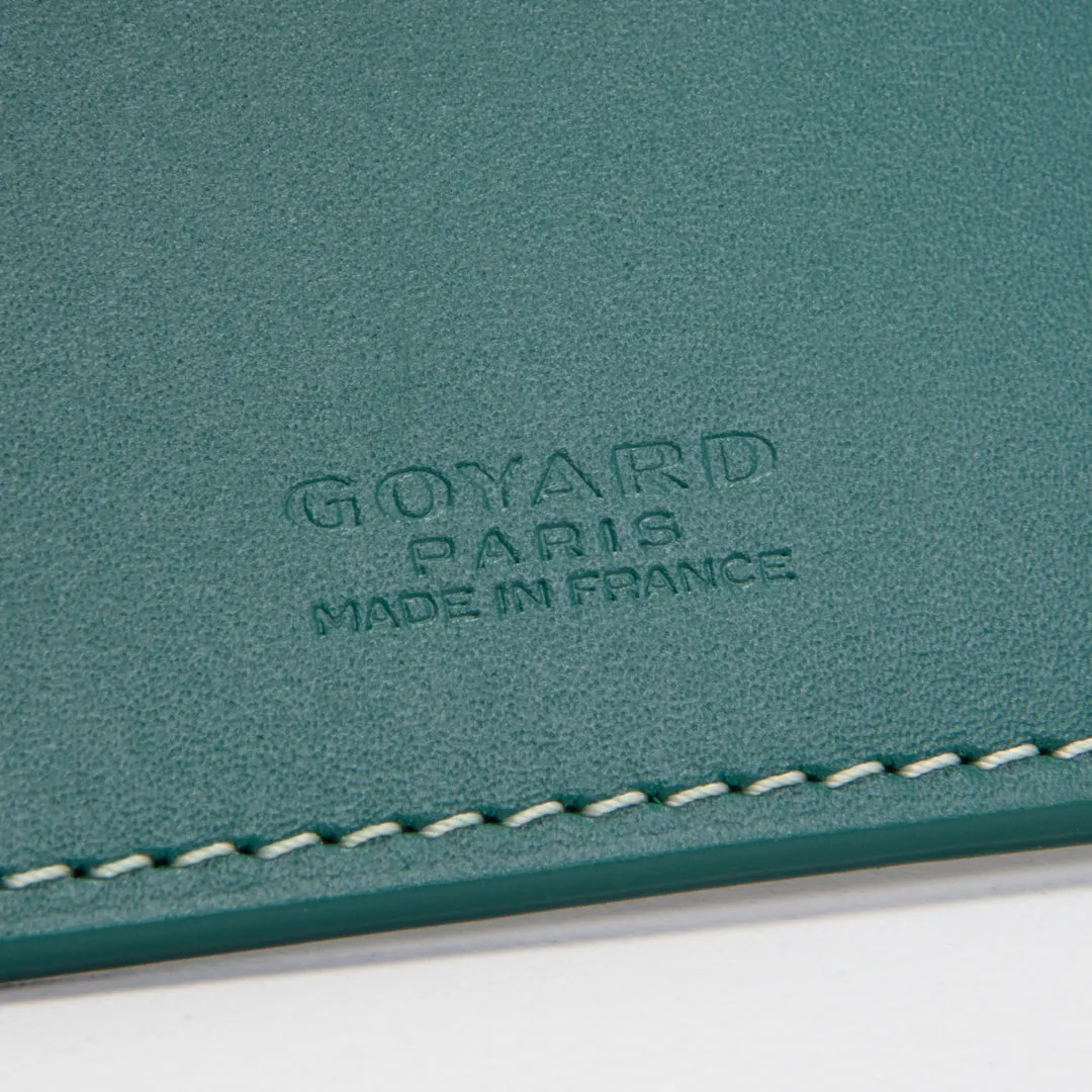 GOYARD Grenelle Passport Cover-Green