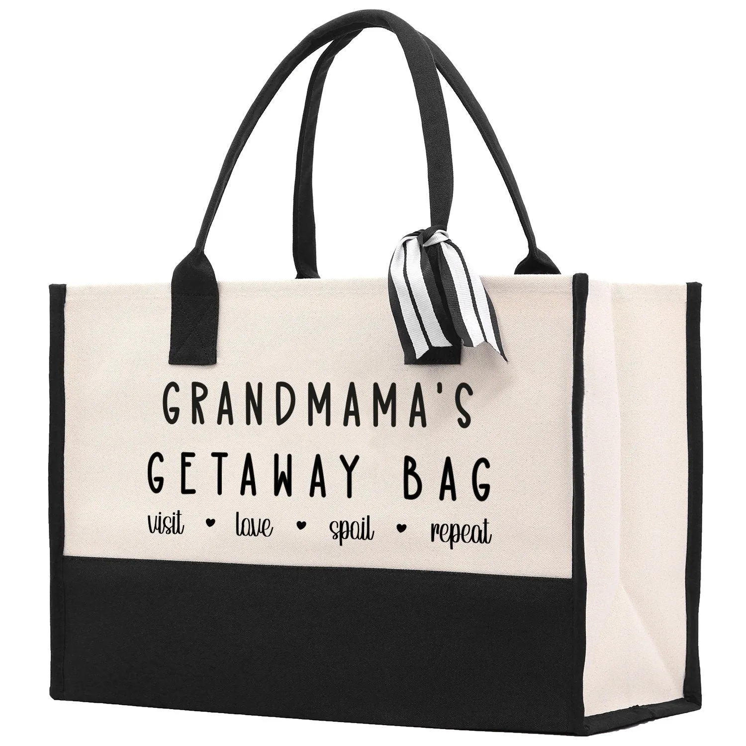 Grandma Tote Bag Grandma's Getaway Bag Grandma Nana Bag Grandma Gift Bag Shopping Bag Mothers Day Gift Live Love Spoil Bag Grandma GM1010