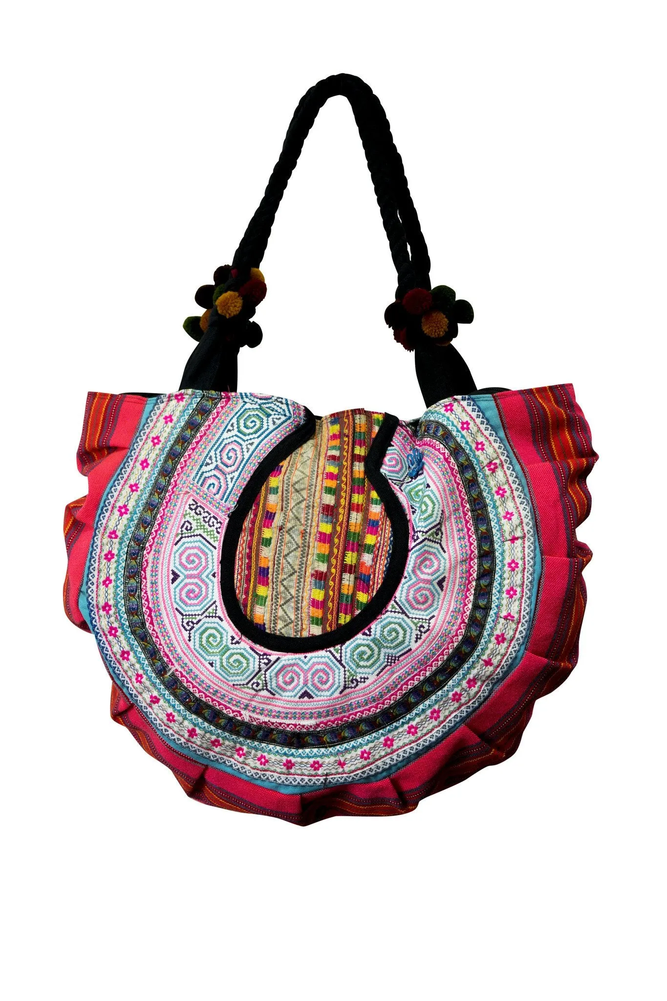 Hill tribe Vintage Collar handmade handbag (SA)