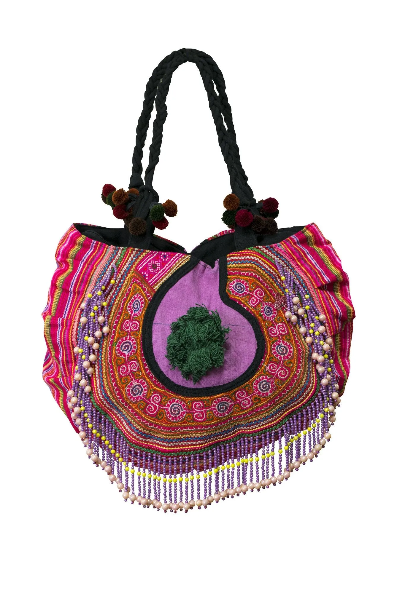 Hill tribe Vintage Collar handmade handbag (SA)