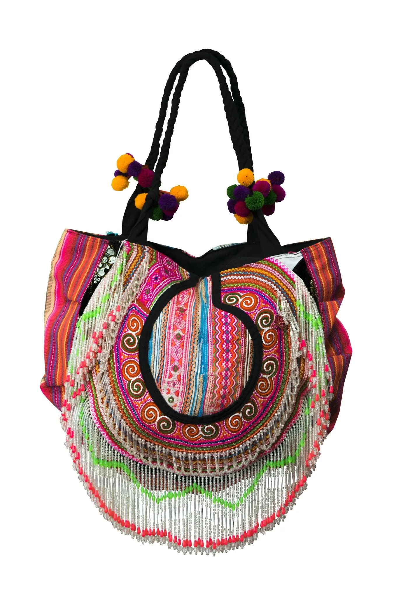 Hill tribe Vintage Collar handmade handbag (SA)