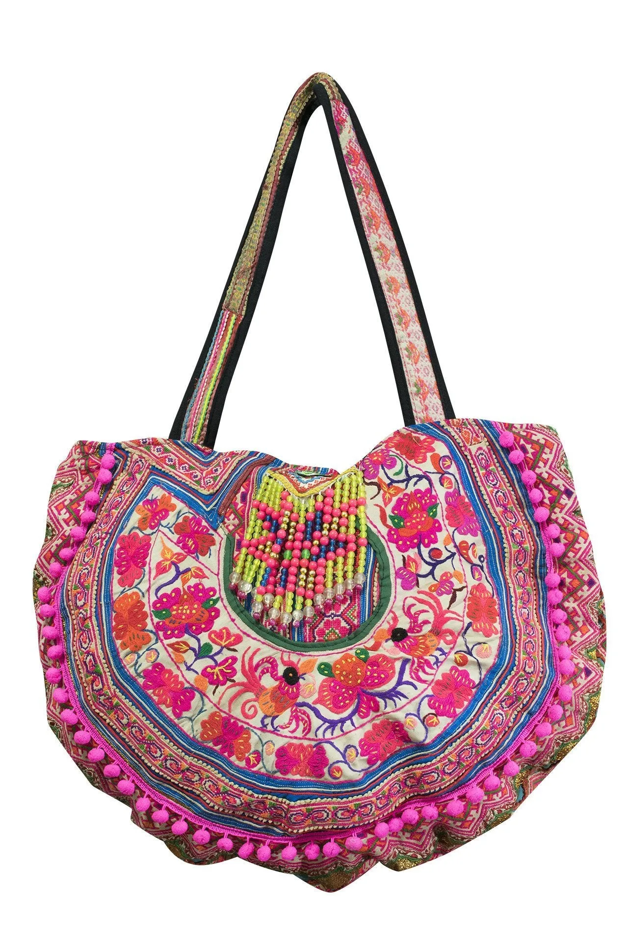 Hill tribe Vintage Collar handmade handbag (SA)