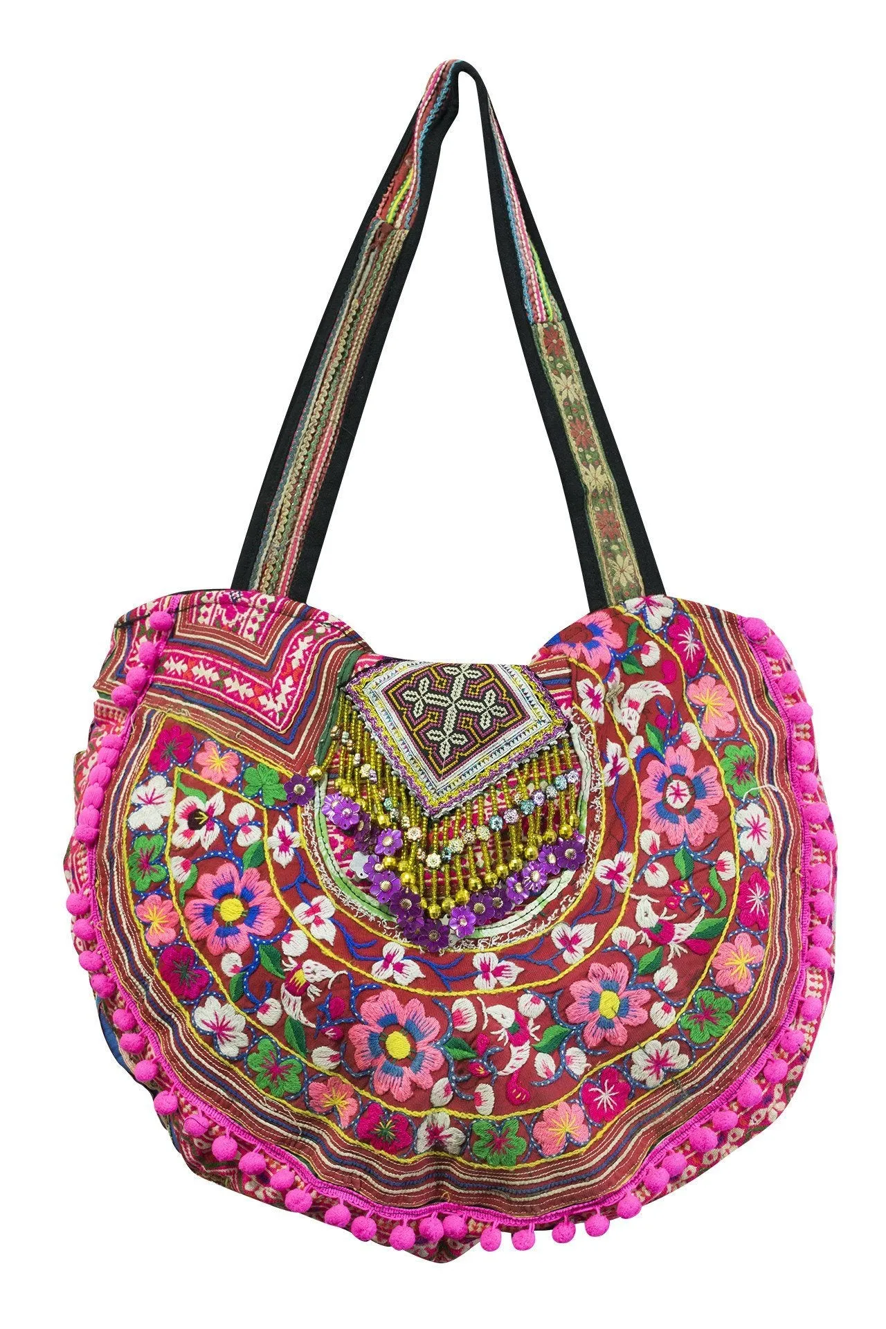 Hill tribe Vintage Collar handmade handbag (SA)