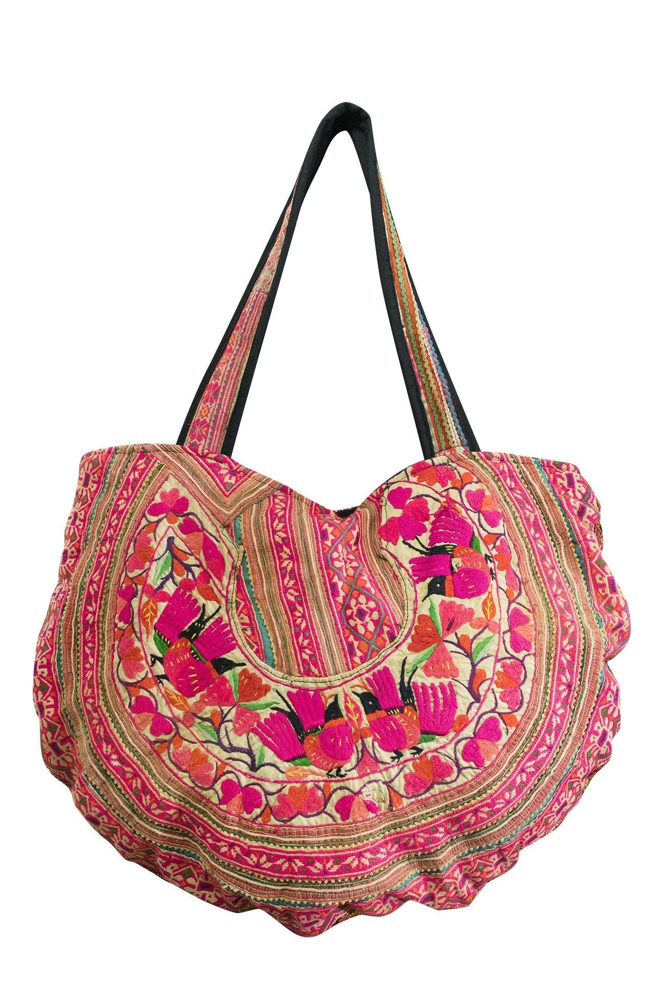 Hill tribe Vintage Collar handmade handbag (SA)