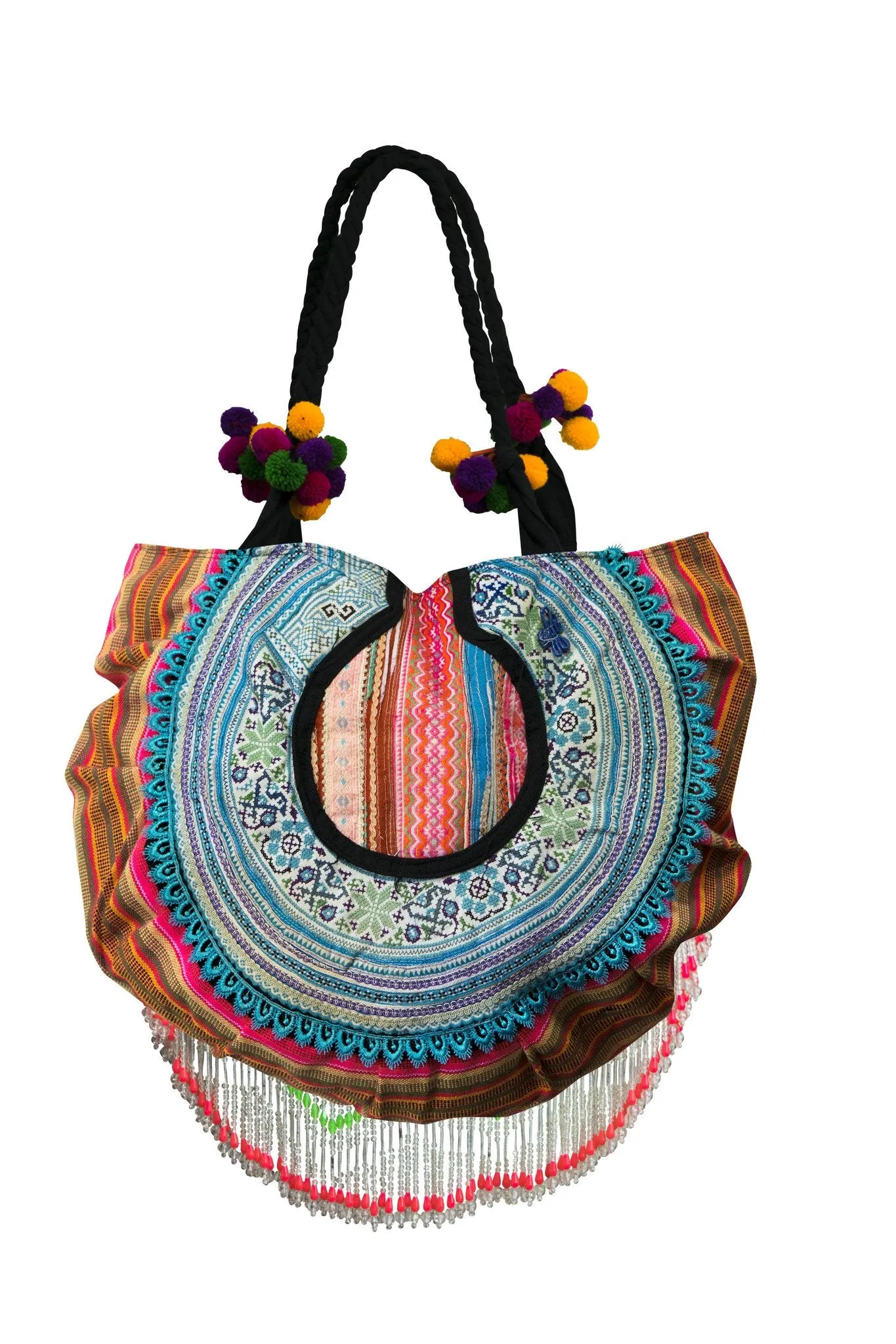 Hill tribe Vintage Collar handmade handbag (SA)