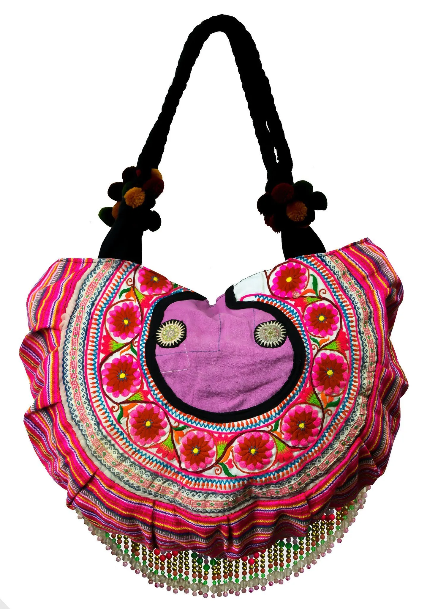 Hill tribe Vintage Collar handmade handbag (SA)