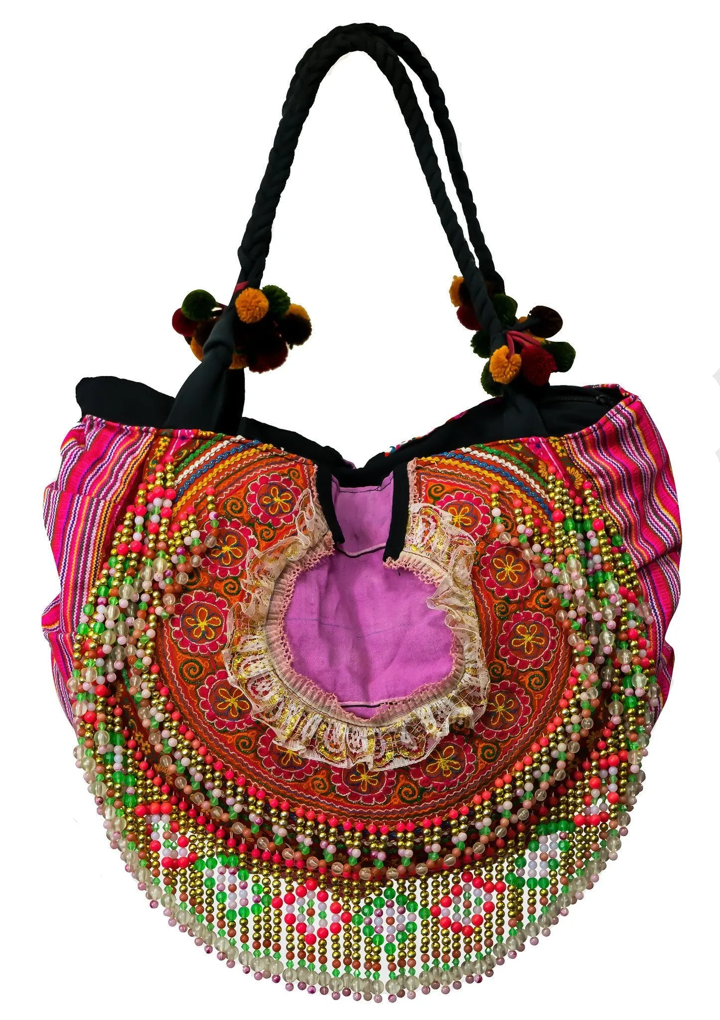 Hill tribe Vintage Collar handmade handbag (SA)