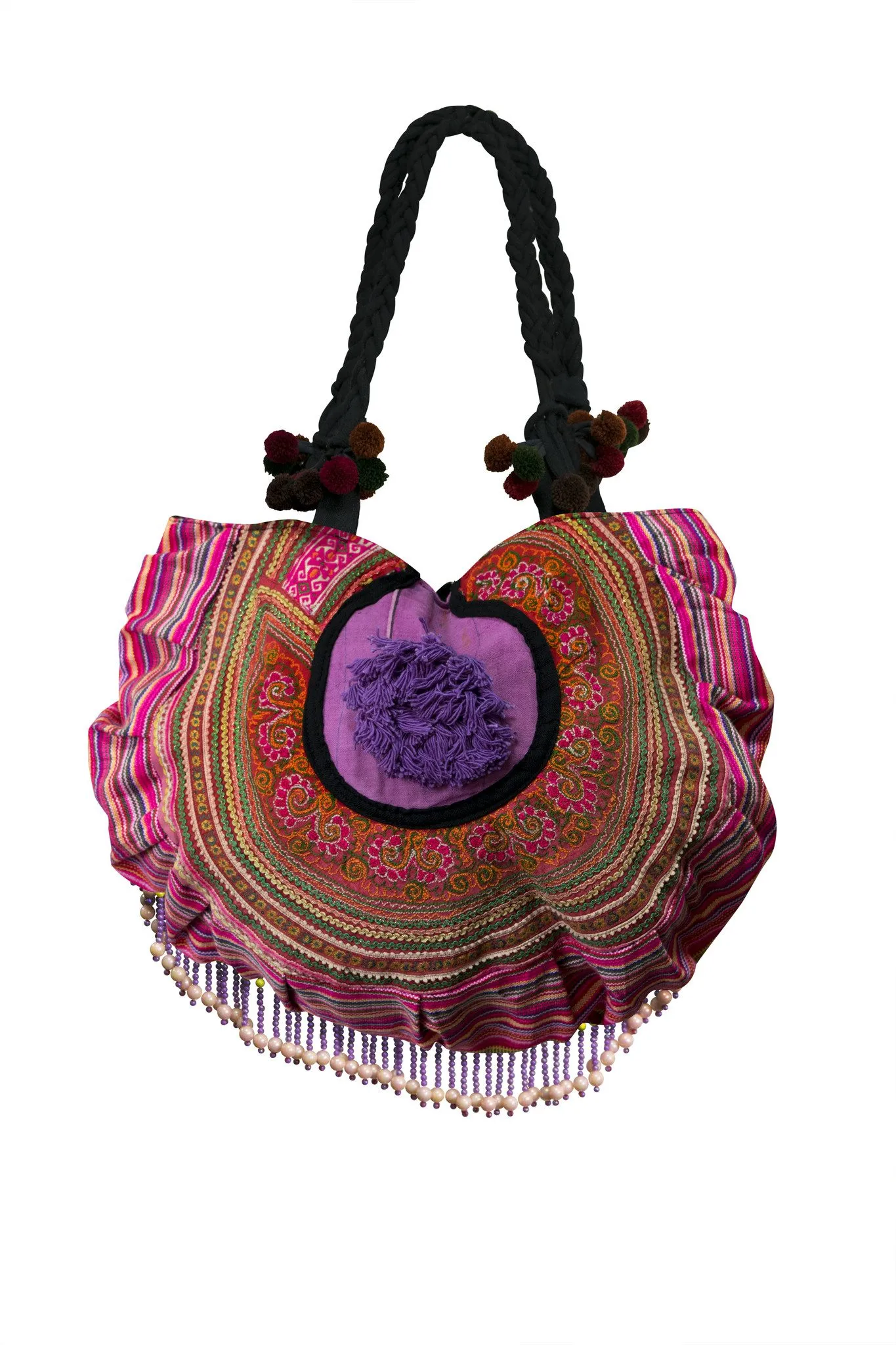 Hill tribe Vintage Collar handmade handbag (SA)