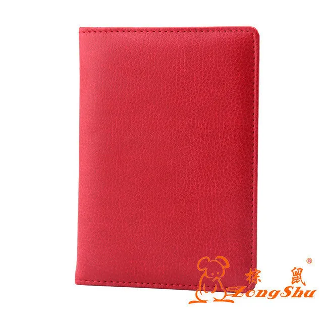 Hot Sales Passport Holder Cover Quality PU Leather ID Card Travel Ticket Pouch Fashion Brand Passport Covers Passport Bag Case