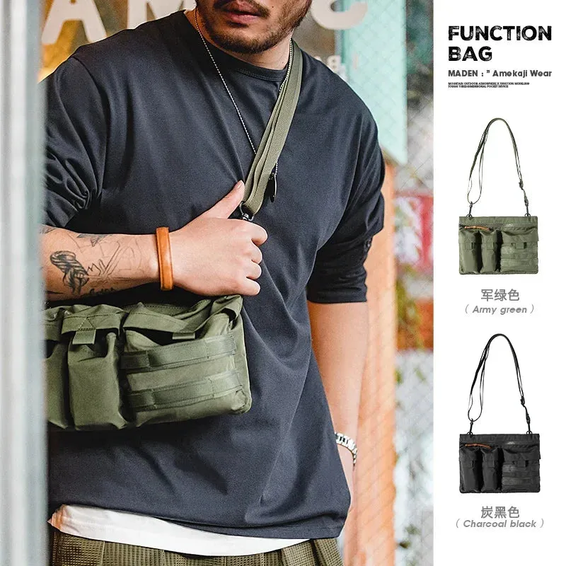 Japan Multi-Pocket Function Crossbody Bag - Mountain Style Waist Bag