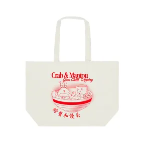 Jobs Hen - Crab & Mantou Chilli Dipping Tote Bag