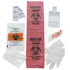 Kemp USA Bloodborne Pathogen Kit in Plastic Bag 10-599