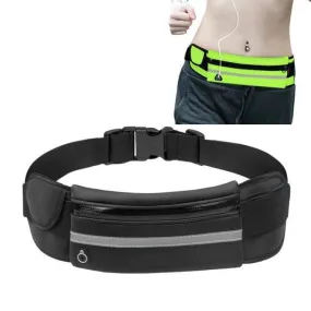 Kettle Pockets Outdoor Sports Mobile Phone Pockets Waist Bag(Black)