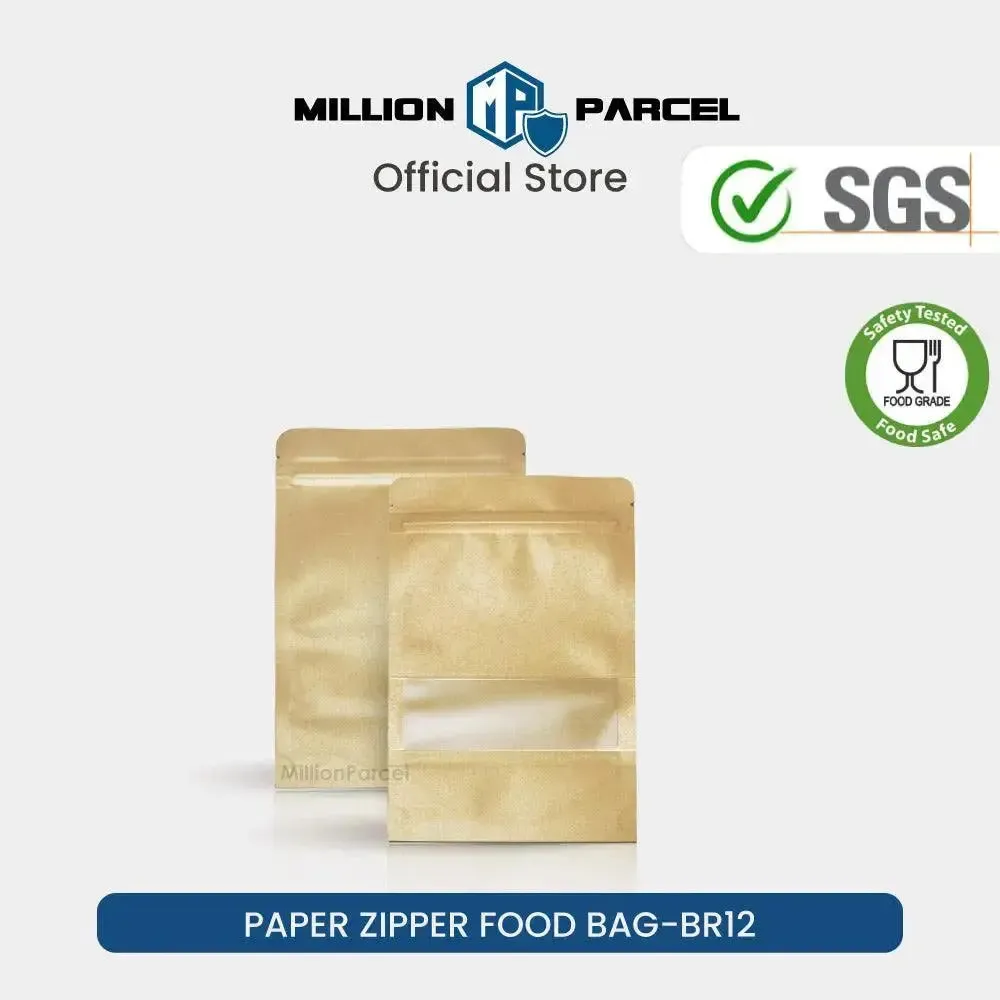 Kraft Zipper Food Bag