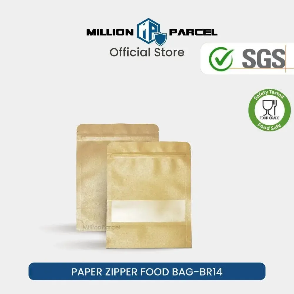 Kraft Zipper Food Bag