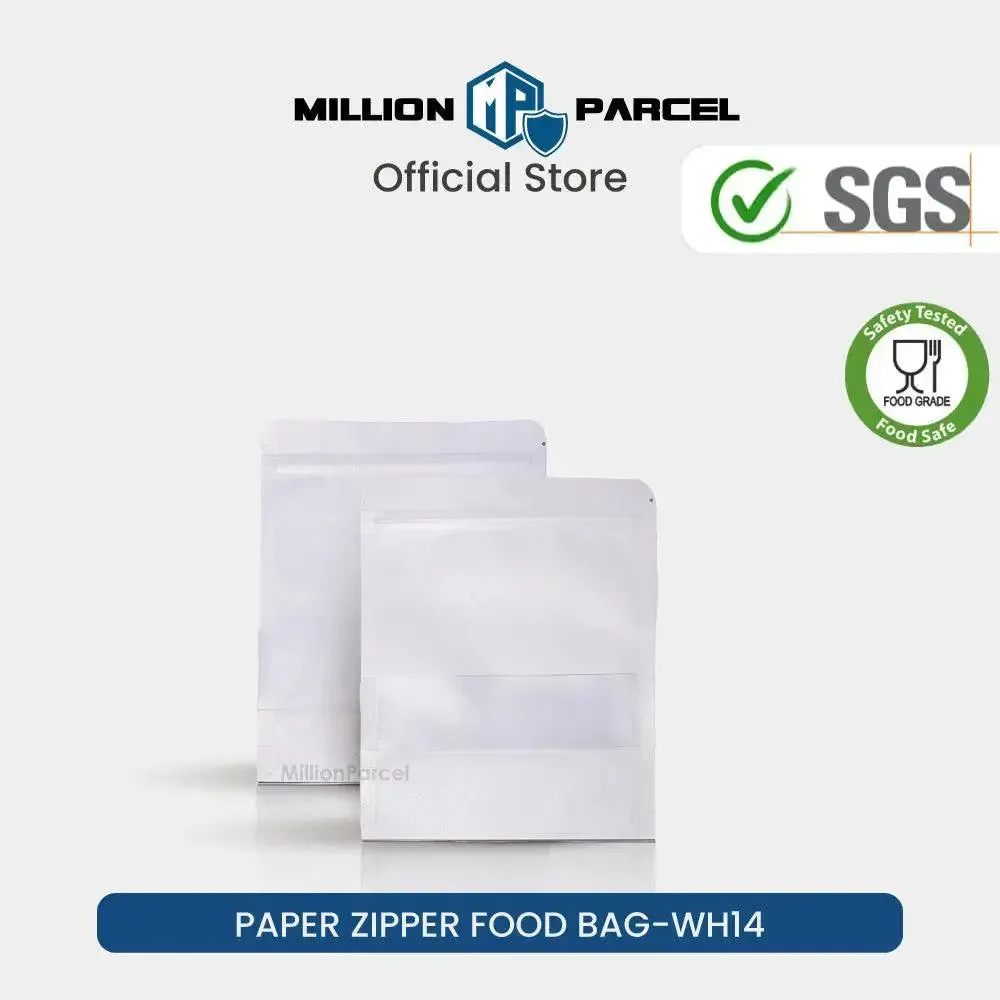 Kraft Zipper Food Bag