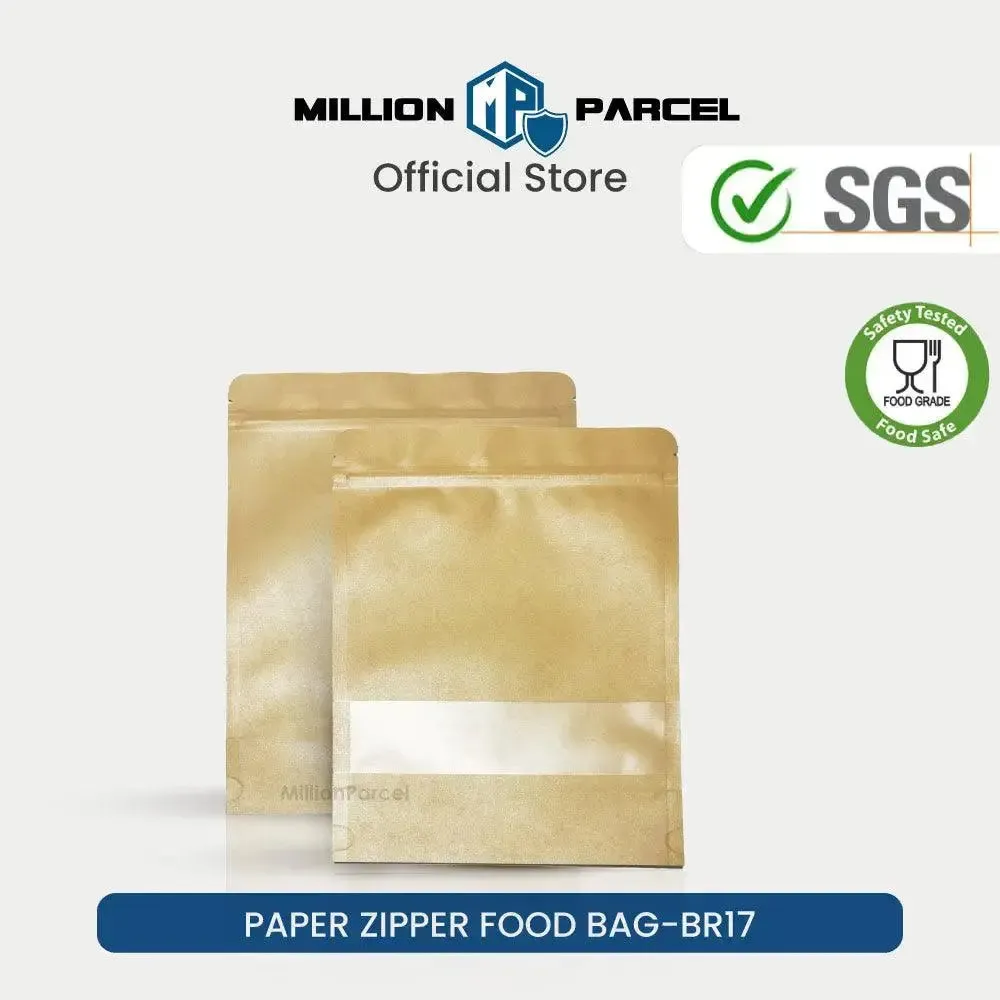 Kraft Zipper Food Bag