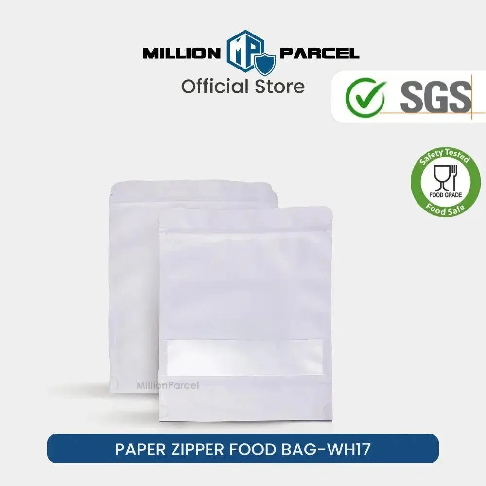 Kraft Zipper Food Bag