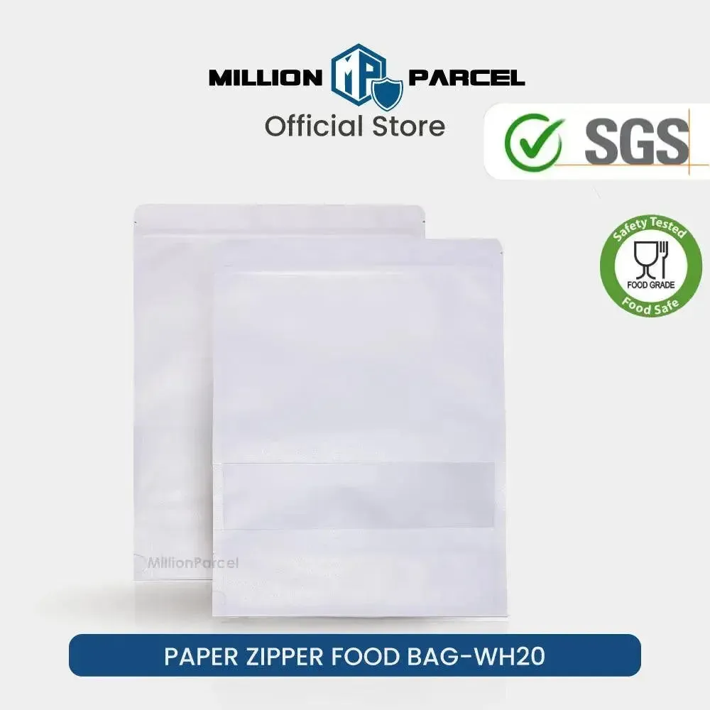 Kraft Zipper Food Bag