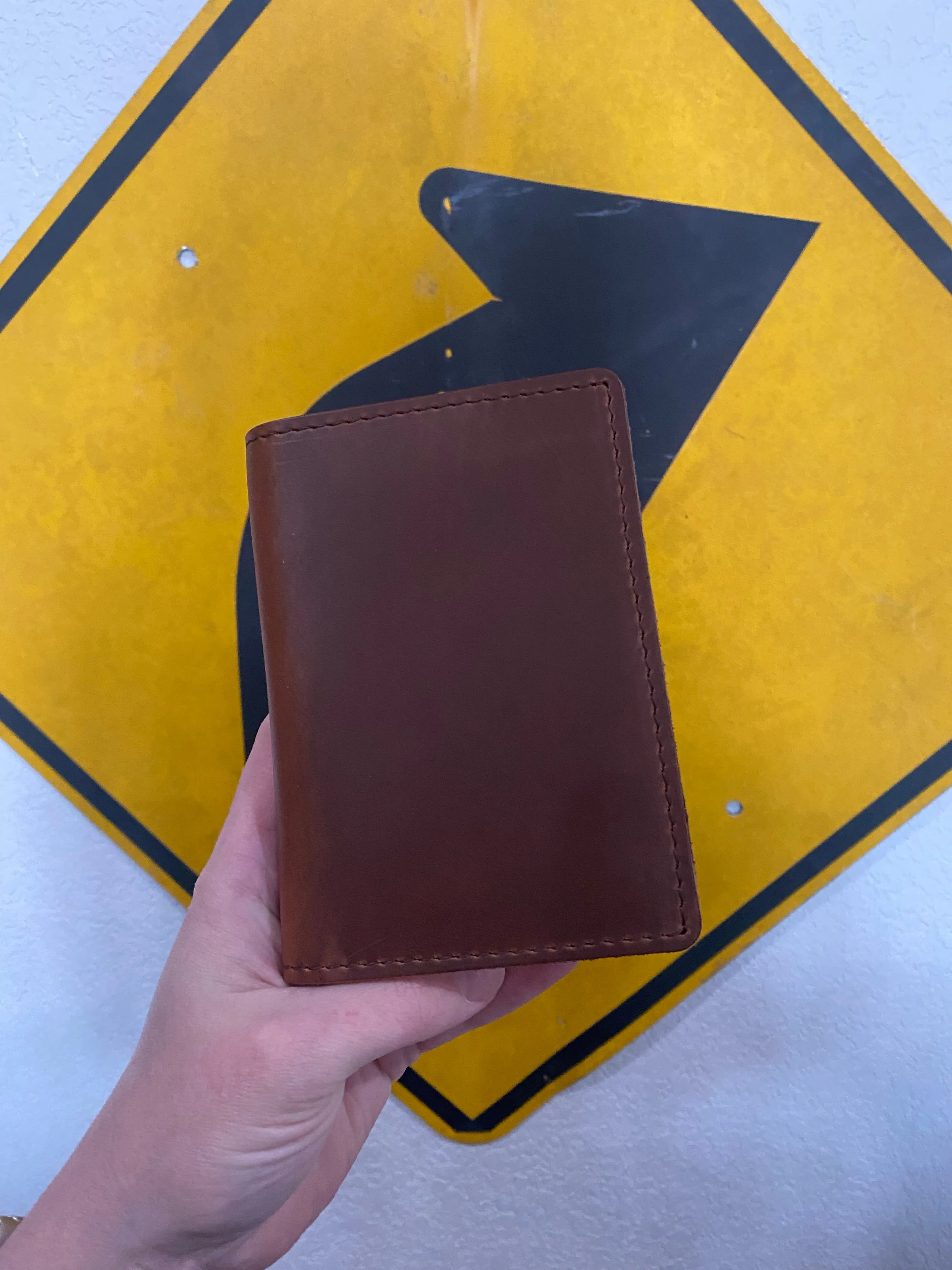 Leather Passport & Vax Card Holder