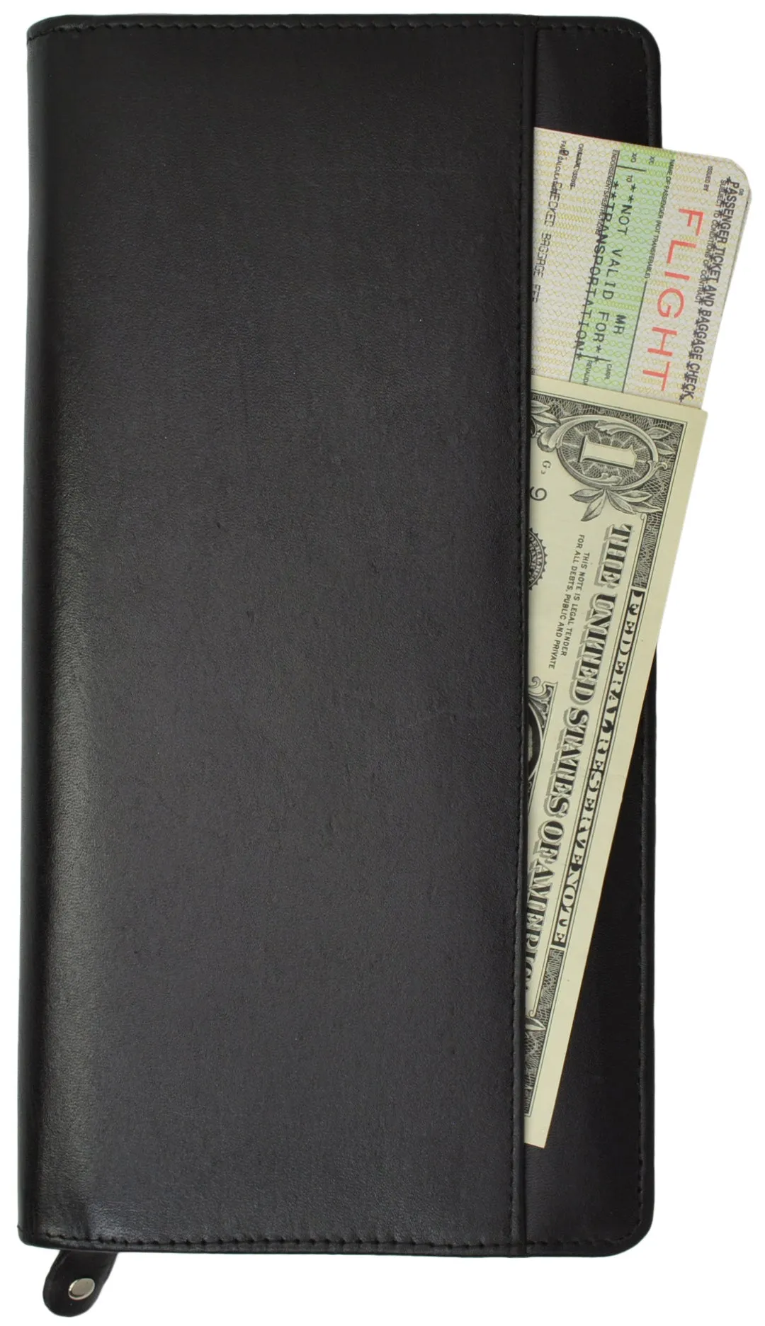 Leather Travel Wallet & Passport Holder holds 4 Passports Credit Cards ID Travel Document Holder