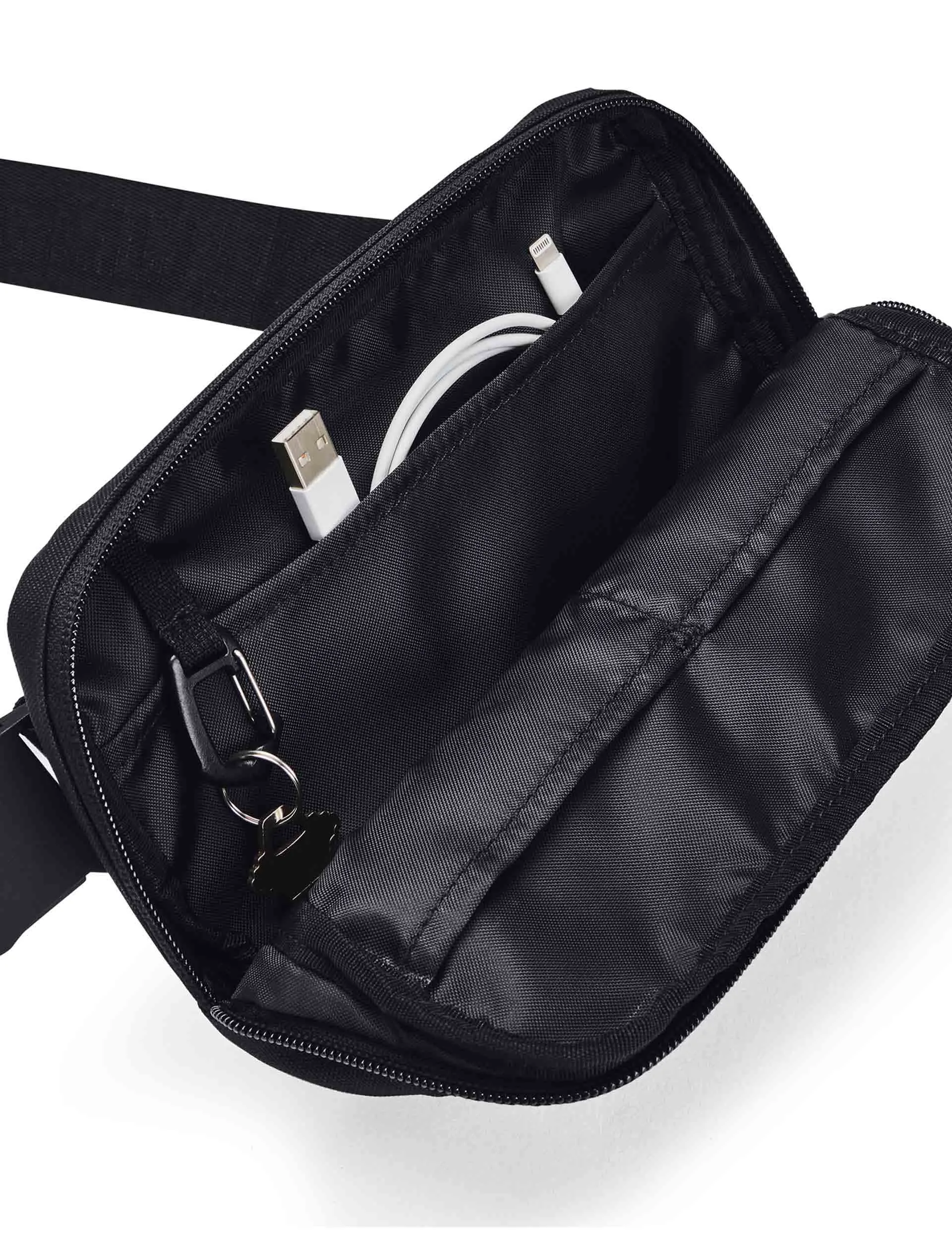 Loudon Waist Bag Crossbody - Black/White