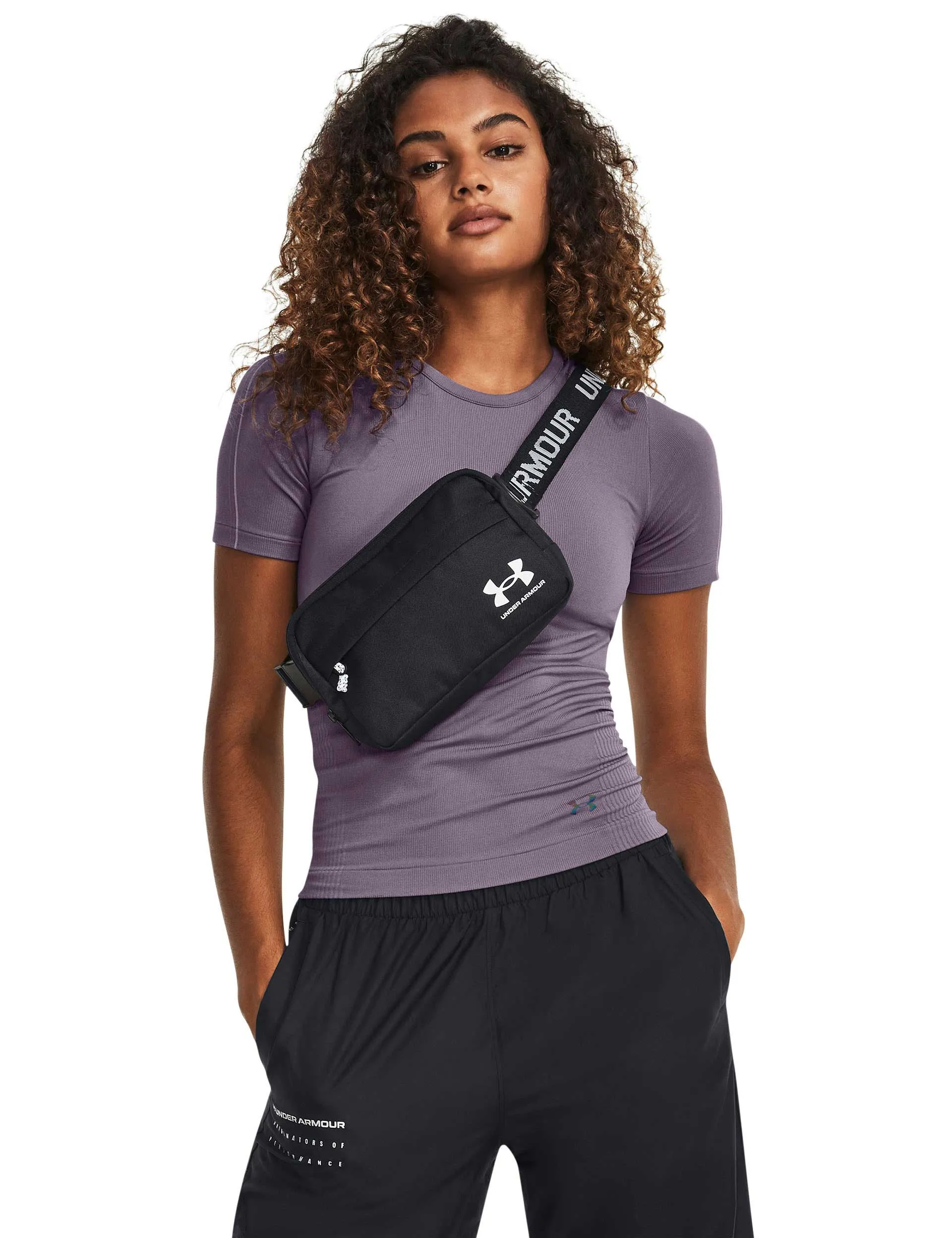 Loudon Waist Bag Crossbody - Black/White