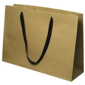 Manhattan Twill Handle Chelsea Kraft Shopping Bags-20.0 x 6.0 x 14.0