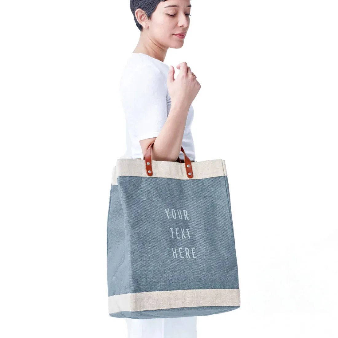 Market Bag in Cool Gray