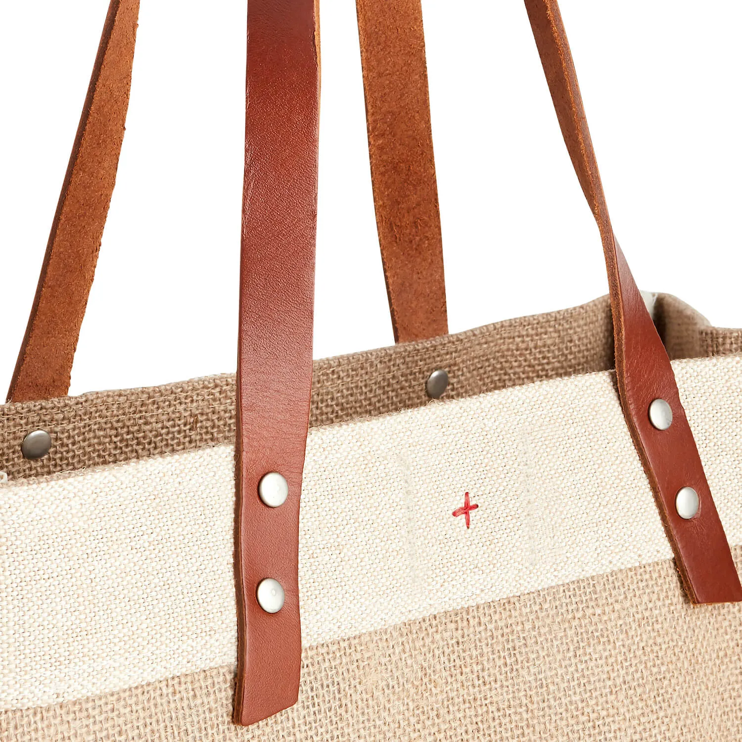 Market Tote in Natural for Team USA "Black and White"